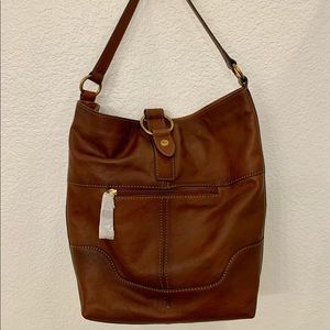 Frye Leather Ring Hobo